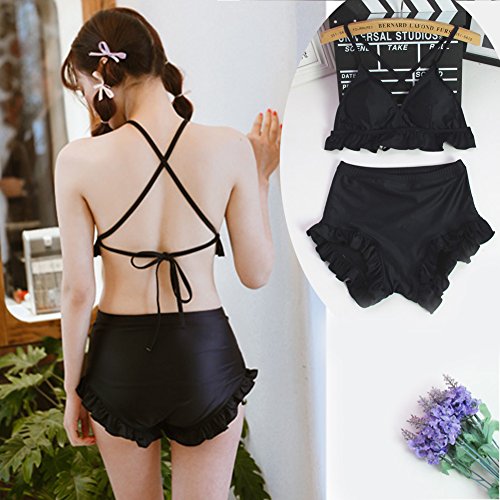 最安値 水着 レディース 体型カバー 3点セット 温泉水着 可愛いビキニ 肌触り良い水着 タンキニ 綺麗な花柄 Xl ブランクの価格比較