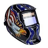 Instapark ADF Series GX-350S Solar Powered Auto Darkening Welding Helmet with Adjustable Shade Range