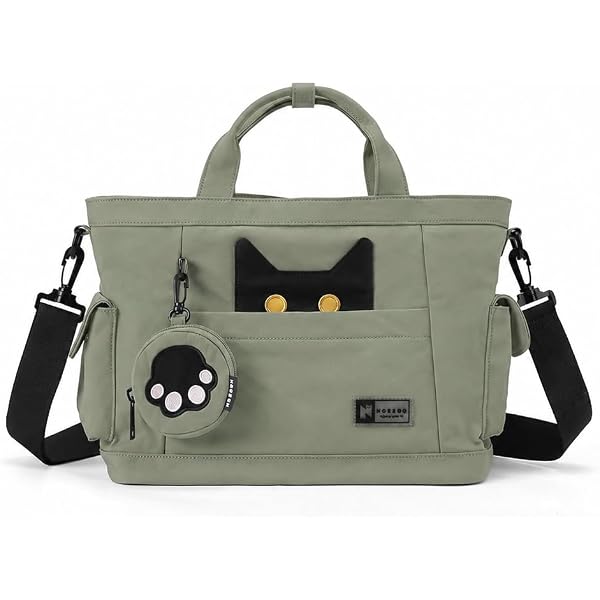 Amazon | [NOXXON] 猫モチーフ ねこデザイン 2WAYトートバッグ