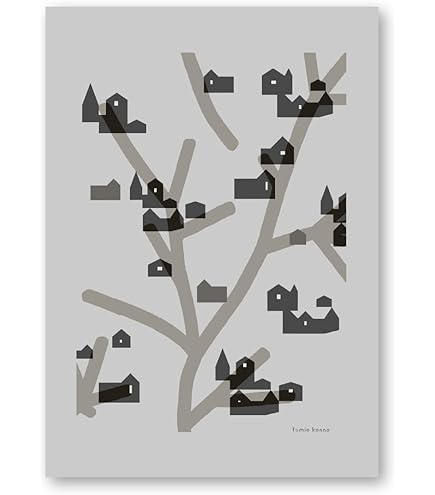 Amazon.co.jp: Atelier Cph アートポスター 50×70cm Object Blanc No