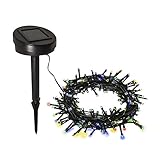ALEKO 100 LED Solar Powered Multicolored Christmas Holiday String Lights Lot of 4 [並行輸入品]