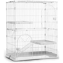 牧小苫 msmrケージ ペットゲージ グレー 2段 猫ゲージ 組み立て式 Amazon | 牧小苫＼msmrペットケージ 2段 小型 幅76×奥行50.5×高さ