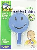 Baby Buddy スマイリーおしゃぶりホルダー スマイリーのクリップを洋服に、もう片方のクリップをおしゃぶり、ガラガラ、おもちゃなどにはさむだけ 4ヶ月以上の赤ちゃん用 男の子にも女の子にも使える