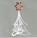 リビングリーモビール クリスマスツリー (組立式) ホワイト&レッド