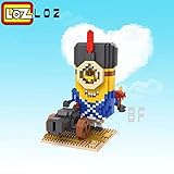 MiniイエローCreatures Building Blocks – アクションフィギュアおもちゃ – 教育Building Blocks M