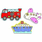 Vilac Set of 3 Wood Puzzles by Vilac [並行輸入品]