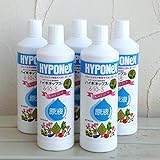 液肥：ハイポネックス原液 800ml（6-10-5）5本セット[マグァンプK中粒肥料5ｇ付] ノーブランド品
