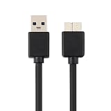KANGQL USB 3.0 Type A - USB3.0 Micro B オスアダプターケーブル データ同期ケーブル コード 外付けハードドライブ ディスク HDD ケーブル用