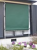 組立楽々オーニング（ひさしﾀｲﾌﾟ）グリーン色約W300×H200～280cm用