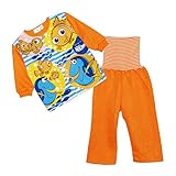 ▲▽ディズニー【Disney】国内正規品△▼ファインディング　ニモあったか三層キルトはらまき付きパンツ前開きパジャマ（練習ボタン）80cm：90cm：95cm (95㎝, ニモ)