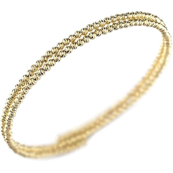 アクセサリー 18k bangle Amazon.co.jp: K18 Women's 18K Gold Bangle K18YG Yellow Gold 0.2