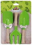 Esschert Design USA KG106 Childrens Small Garden Tool Set, Green [並行輸入品]