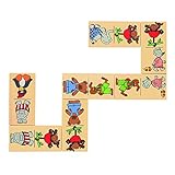 Animal Domino game in wooden box