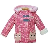 2017年 UZUCHAT 総柄コート ジャケット 防寒衣料 撥水加工 UZULAND ピンク◇95cm