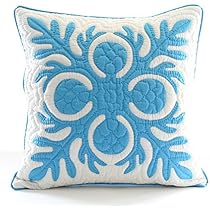 クッションカバー　2枚組　ハレクラニ　Halekulani ハワイアンキルト クッションカバー 2枚組 ハレクラニ Halekulani ハワイアンキルト