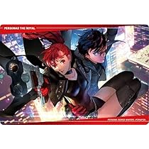 Amazon.co.jp: 【27.主人公＆芳澤かすみ (ビジュアルカード/P5R