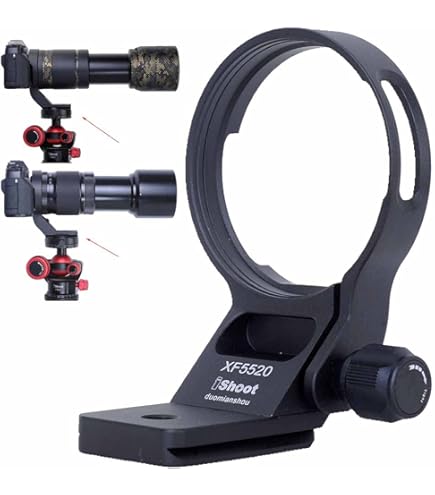 Amazon | iShoot金属レンズサポート襟、レンズブラケット襟、三脚