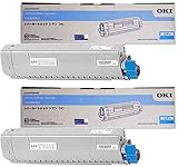 OKI TC-C3BC2 トナーカートリッジ 純正 シアン (大) 2本セット