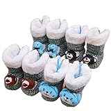 冬暖かいユニセックスベビーシューズ幼児ブーティー幼児ウォーキングシューズベビーシャワーギフト、＃18 ランダムスタイル