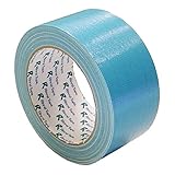 リンレイテープ カラー 布粘着テープ #384 幅50mm 長さ25m スカイブルー
