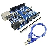 KKHMF UNO R3開発ボード USBケーブル付属 Arduinoと互換 ロボット学習ボード