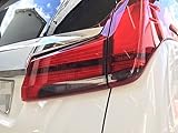 アルファード 30系後期専用カット済み テールランプフィルム カラー選択 ウインカーバックランプ部分 スモークなど (ダークスモーク)
