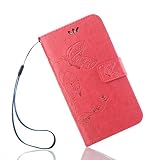 OMATENTI Galaxy S6 Edge Plus ケース, Smasung Galaxy S6 Edge Plus 高級PUレザー ケース 手帳型 保護ケース カード収納ホルダー付き 横置きス