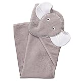 Carters Hooded Towel for Babies and Infants - Elephant Hoodie Towel - One Size by Carter's