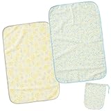 西松屋 [EFD] 巾着付き2枚組おむつ替えシート（花柄 45×70cm）