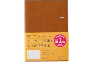 能率 NOLTY 手帳 2026年 A5 ウィークリー エクリ1 キャメル 6313 (2025年 12月始まり)
