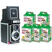 Amazon | 二眼レフのチェキ登場！【Instant Flex TL70】フィルム100枚 ...