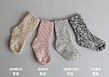 SHINA　ベビーソックス　ニット靴下　0〜4歳くらい　ユニセックス (Ｓ)