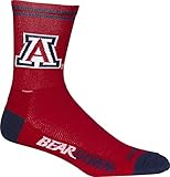 NCAA Arizona Wildcats Cycling/Triathlon/Running Socks, Large/X-Large [並行輸入品]