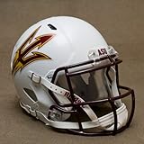 Arizona State Sun Devils Riddell Revolution速度フットボールヘルメットホワイト