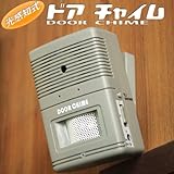 人体感知センサー付！メロディパターン約15種！■メロディ♪ドアチャイム■店舗おもてなし・防犯用品■