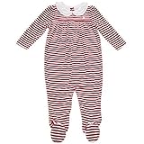 Ralph Lauren(ラルフローレン) ガールズボーダーベロア足付カバーオール(Red/White) 9M(6-9ヶ月) [並行輸入品]
