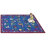 Joy Carpets Kid Essentials Early Childhood Phonics Fun Rug Multicolored 5'4 x 7'8 [並行輸入品]