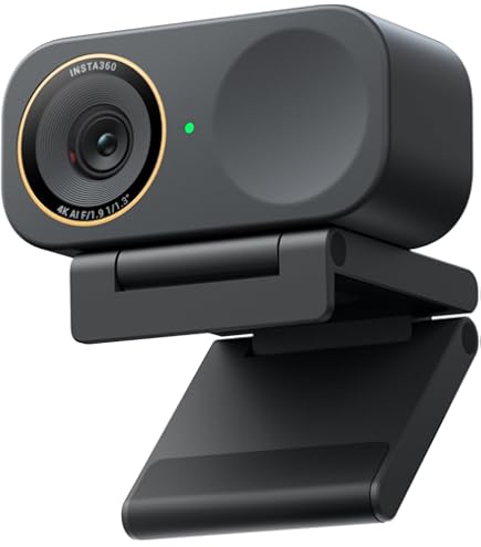 Insta360 Link 2C - 4K Webcam for PC/Mac, 1/2