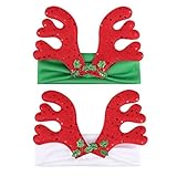 (アイム)iiniim　赤ちゃん　ヘアバンド　キャップ ヘッドバンド　クリスマス　帽子 ターバン　サンタ　トナカイの角 ベビー　キッズ　ハット ヘアアクセサリー　髪飾り　出産祝い　内祝い　お宮参り　百