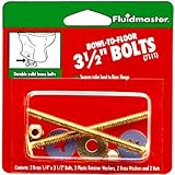 Fluidmaster 7111 3-inchボウルに床ボルト