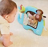 ぞうのかがみ　おもちゃ　布製　やわらかい　知育玩具　象　鏡　赤ちゃん　乳幼児　プレゼント　ベビー　出産　祝い 誕生