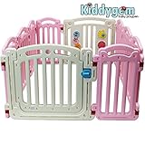 Kiddygem M7 extra tall baby playpen (10 panels) - Pink (15.5 sq.ft) by KiddyGem