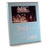 Loved You Before You Were Born Sonogram Blue Photo Frame by Mainstreet Collection