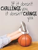 Design with Vinyl RAD V 310 1 If It Doesn't Challenge You It Doesn't Change You Sports Workout Healt
