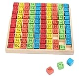 学習 掛け算 10x10 10乗法式 ゲーム 九九 さいころ 積み木 脳 視覚 触覚 おもちゃ