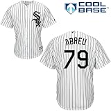 Jose Abreuシカゴホワイトソックス# 79 MLBメンズクールベースホームジャージー( Large )