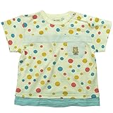 《夏物》(日本製) BO-PEEP(ボーピープ) スラブ天竺切替Tシャツ 90cm /MS NO.DP-62703