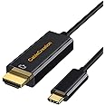 USB-C to HDMI Cable 4K, CableCreation HDMI to USB C Cable (4K@30Hz),Male to Male,for MacBook Pro/iMac 2017/Surface Book 2/Chr