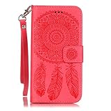 OMATENTI iPhone 6/ iPhone 6S ケース, Apple iPhone 6/6S 高級PUレザー ケース 手帳型 保護ケース カード収納ホルダー付き 横置きスタンド機能付き マグ