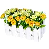 人工花の配置部屋のコンポーネントウッドフェンス花の装飾-C04